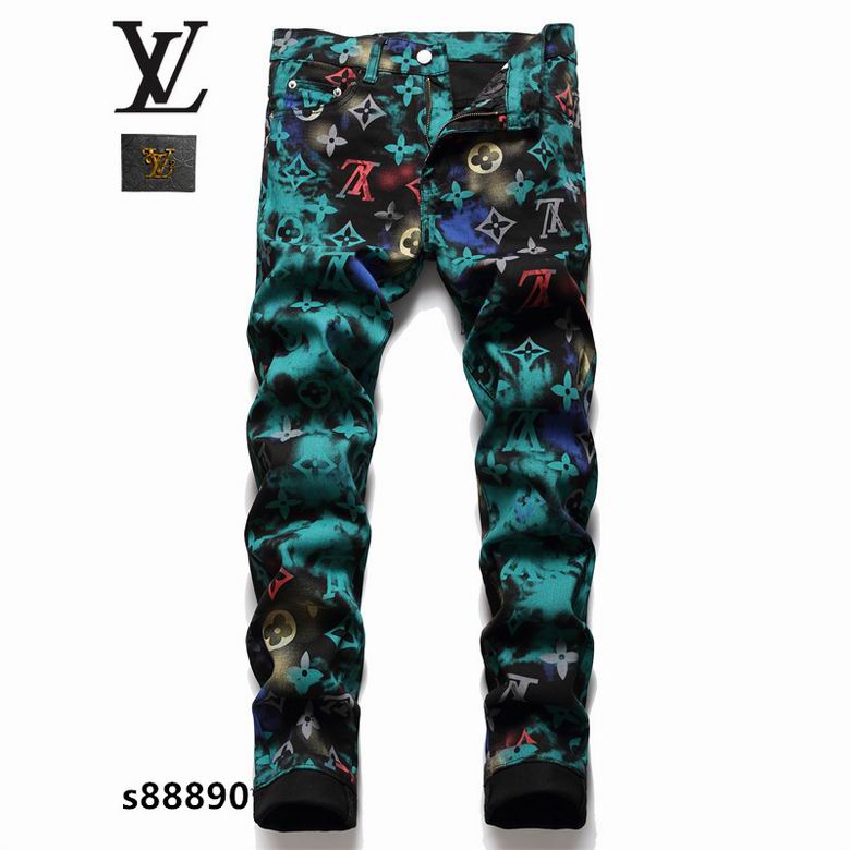 LV Jean Pants Long-003